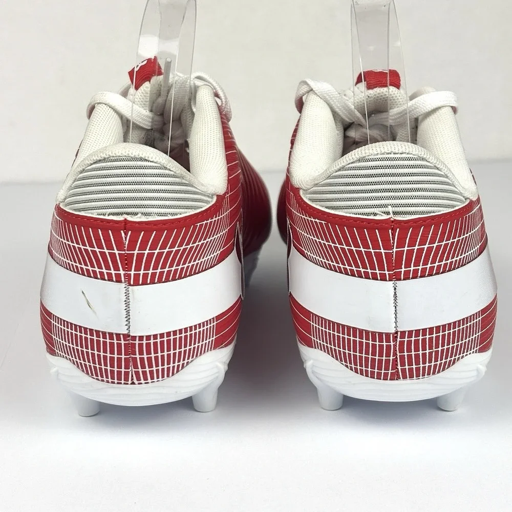Under Armour Nitro Football Cleats Red White Men's Size 10.5 NWOB 3000182-600